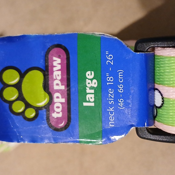 NWT Top Paw Dog Bone Print Collar L - Picture 2 of 4